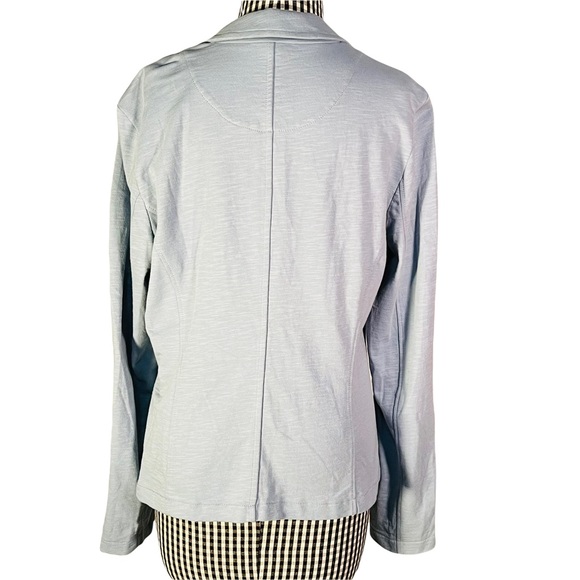 Tom Tailor Cotton Blazer Light Blue  Size Large Women's Work Wear - Picture 3 of 4